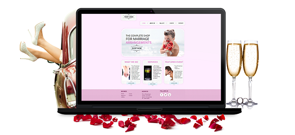 wedding site website x5